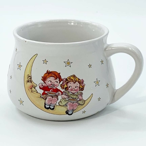 Vintage Other - Vtg Campbells Kids Soup Mug Bowl Man in Moon Stars